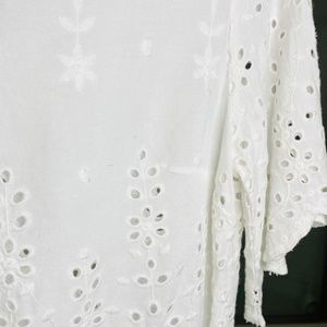 Japna white lace top